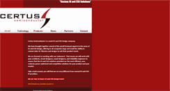 Desktop Screenshot of certus-semi.com